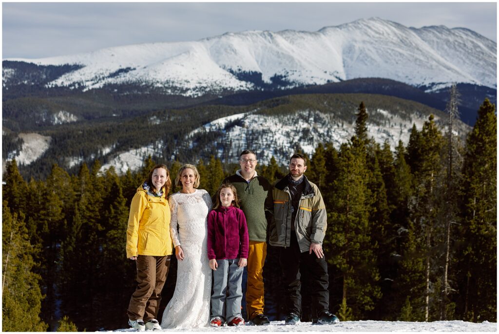 Breckenridge Elopement with family and friends
