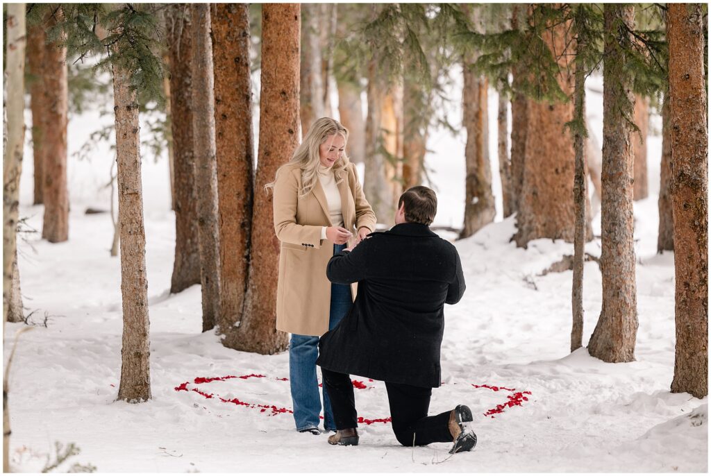 Proposal at Trollstigen Trail in Breckenridge