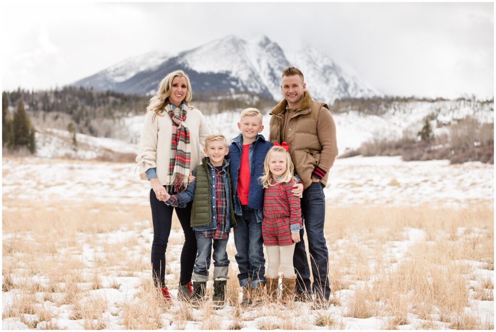beautiful family portraits taken by Breckenridge Colorado photographer